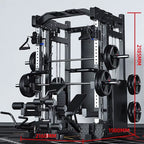 Home Gym Smith Machine Cable Crossover Weightlifting Sports Training