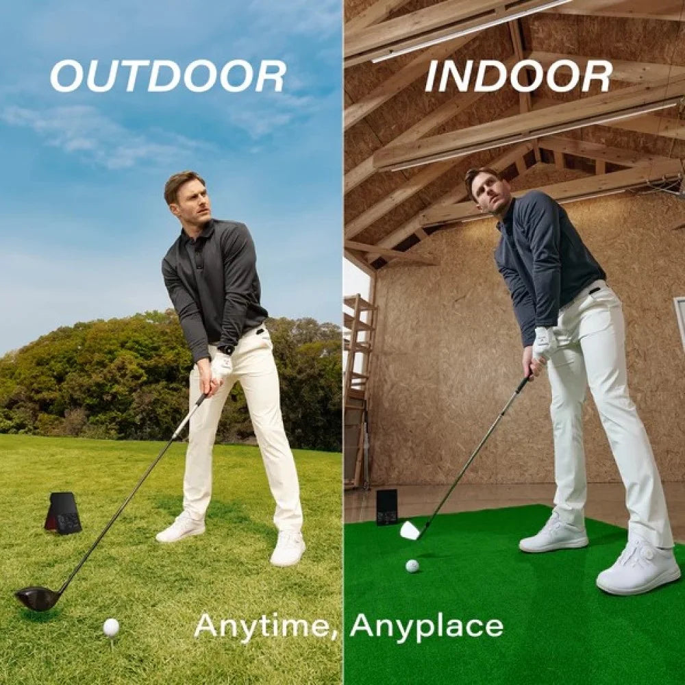 SC4 PRO Golf Launch Monitor + 3D Driving Range Simulator