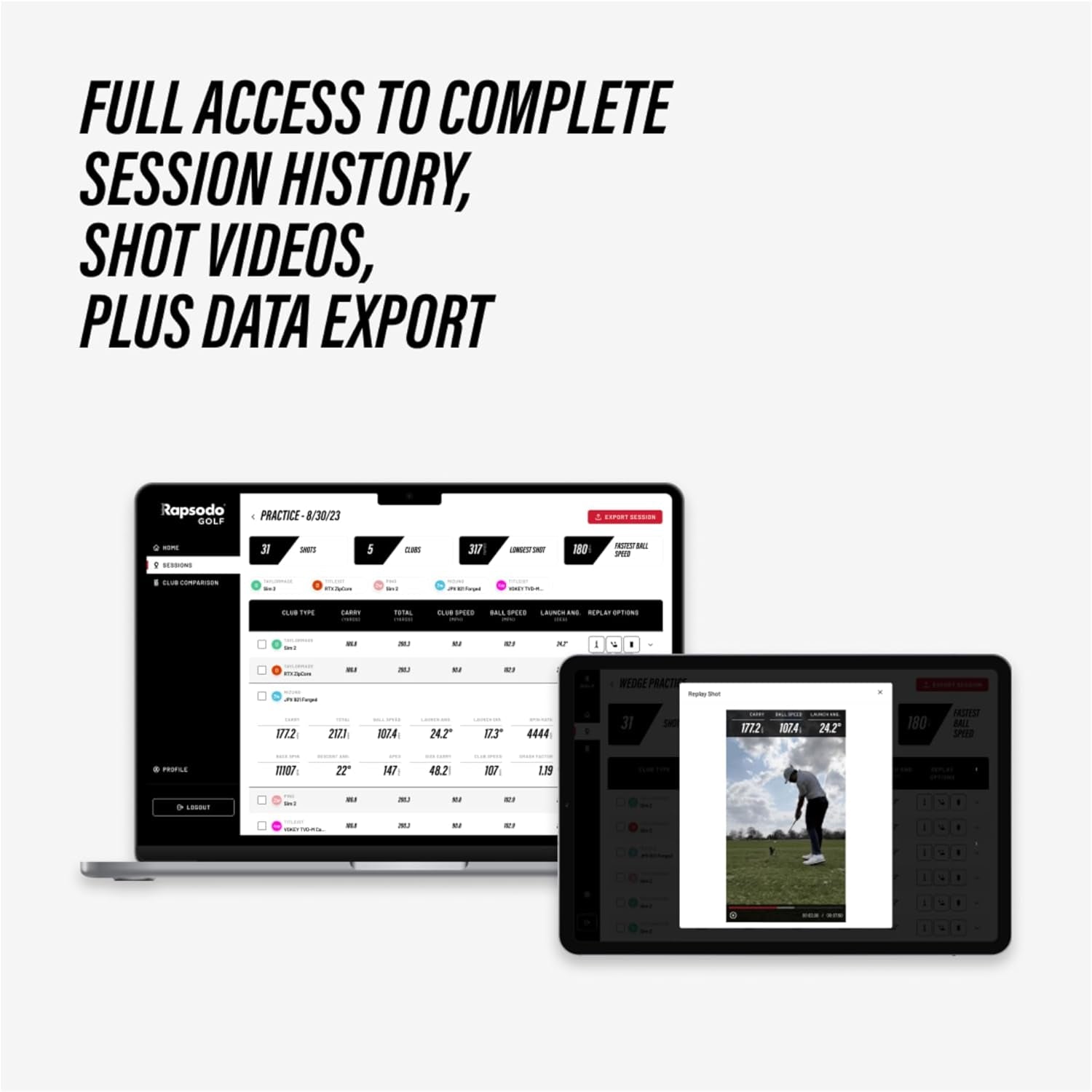 - MLM2PRO Golf Launch Monitor, Simulators for Home & Training, Mobile Launch Monitor for Golf Swing Analysis, Measures Spin Rate & Axis, Tracker & Swing Analyzer, Indoor Outdoor Use